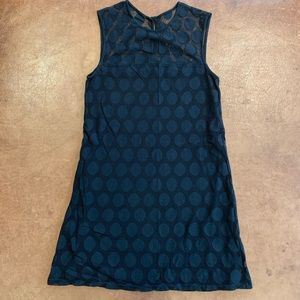 Nu Collective Sheath Dress, Black Polka Dot, Women's XS